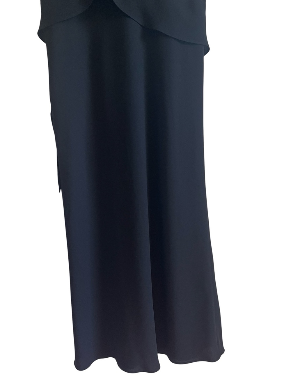 Judith & Charles bias cut ruffle front sleeveless midi dress excellent condition - Picture 8 of 11